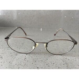 MARCHON Greenwich Antique Brown 51-20-140 Brown Full Rim Eyeglasses Frames ONLY